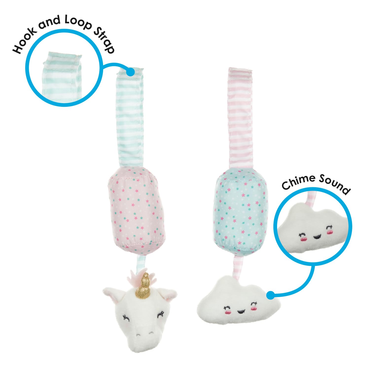 Carter's Cloud & Unicorn Chime Set for Babies - Image 3