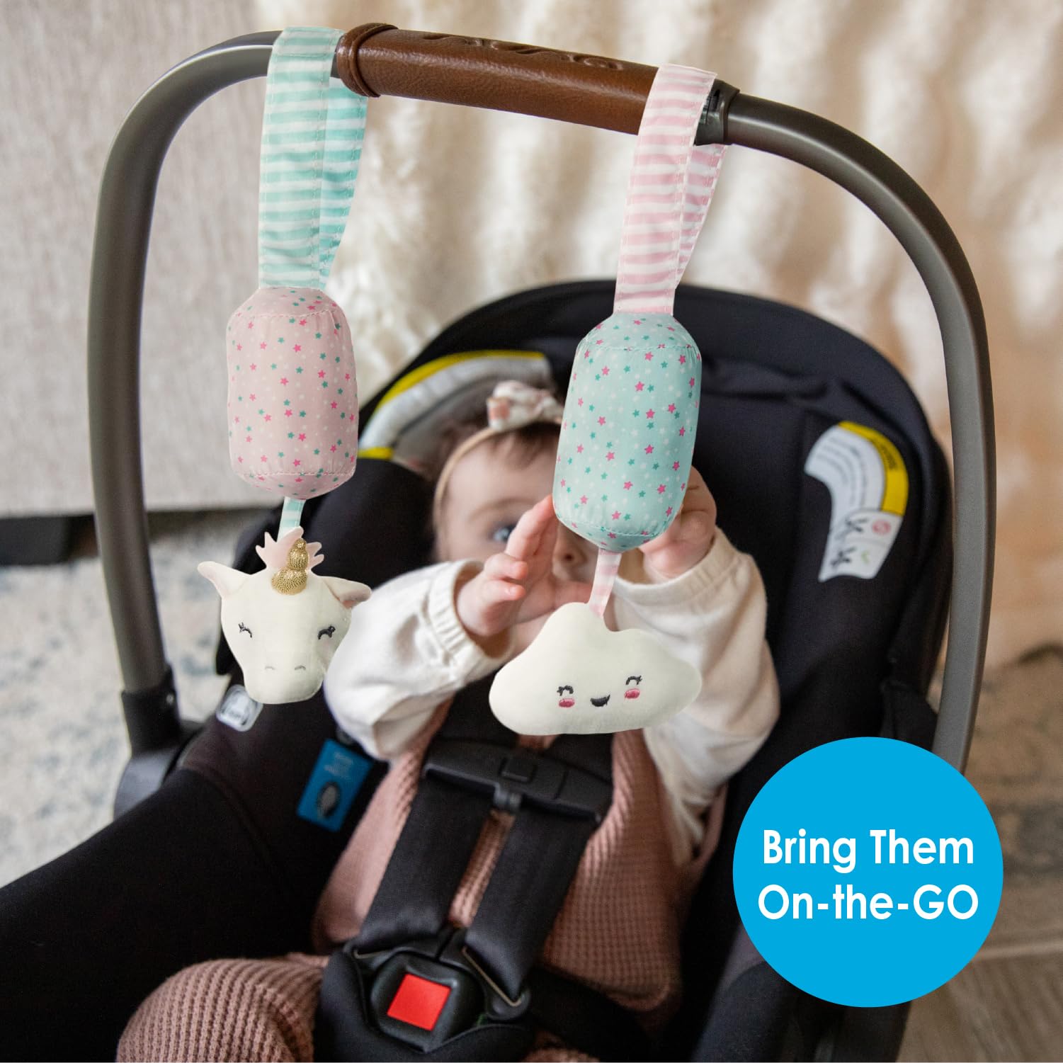 Carter's Cloud & Unicorn Chime Set for Babies - Image 6