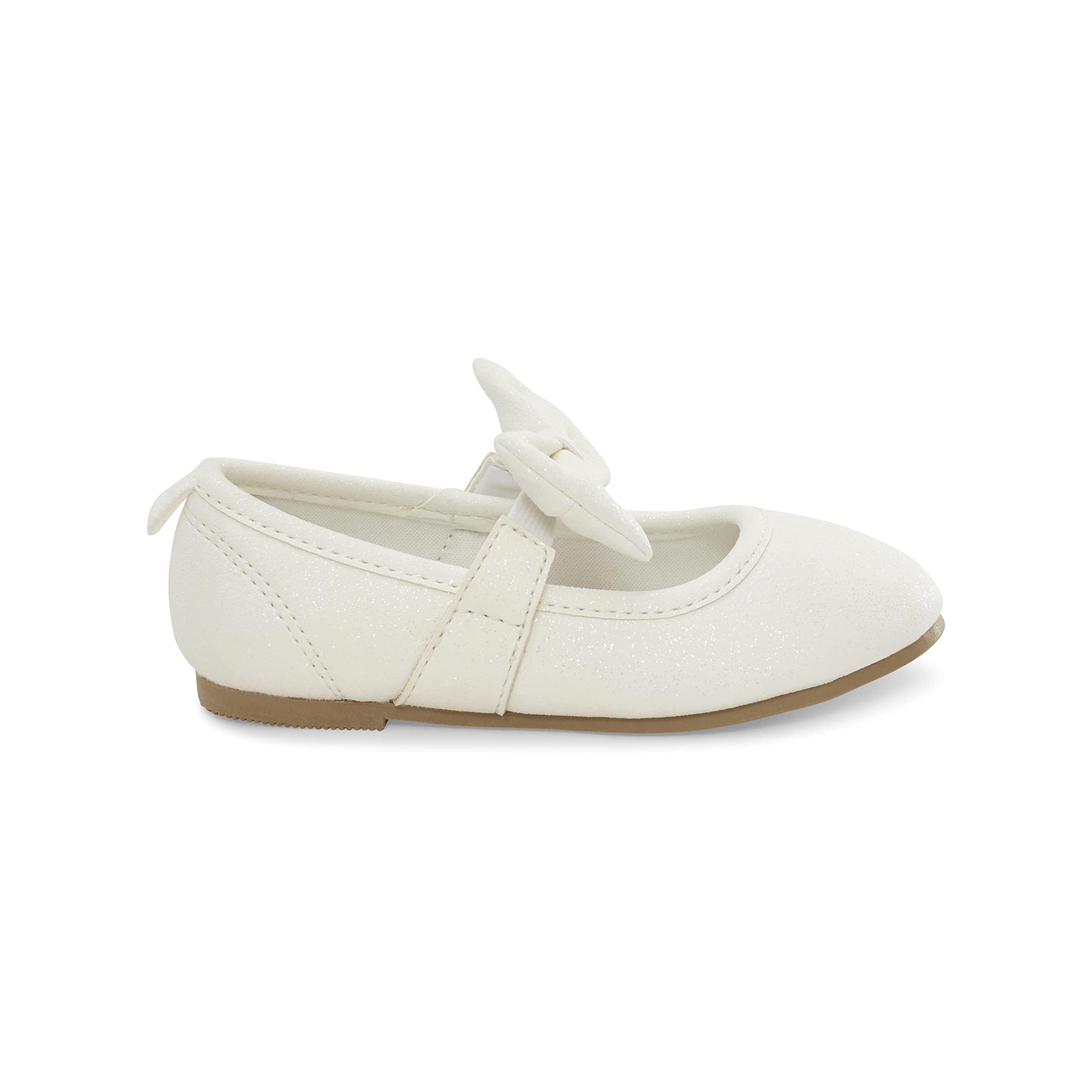 Carter's Girls Classy Dress Shoe, White - Image 3