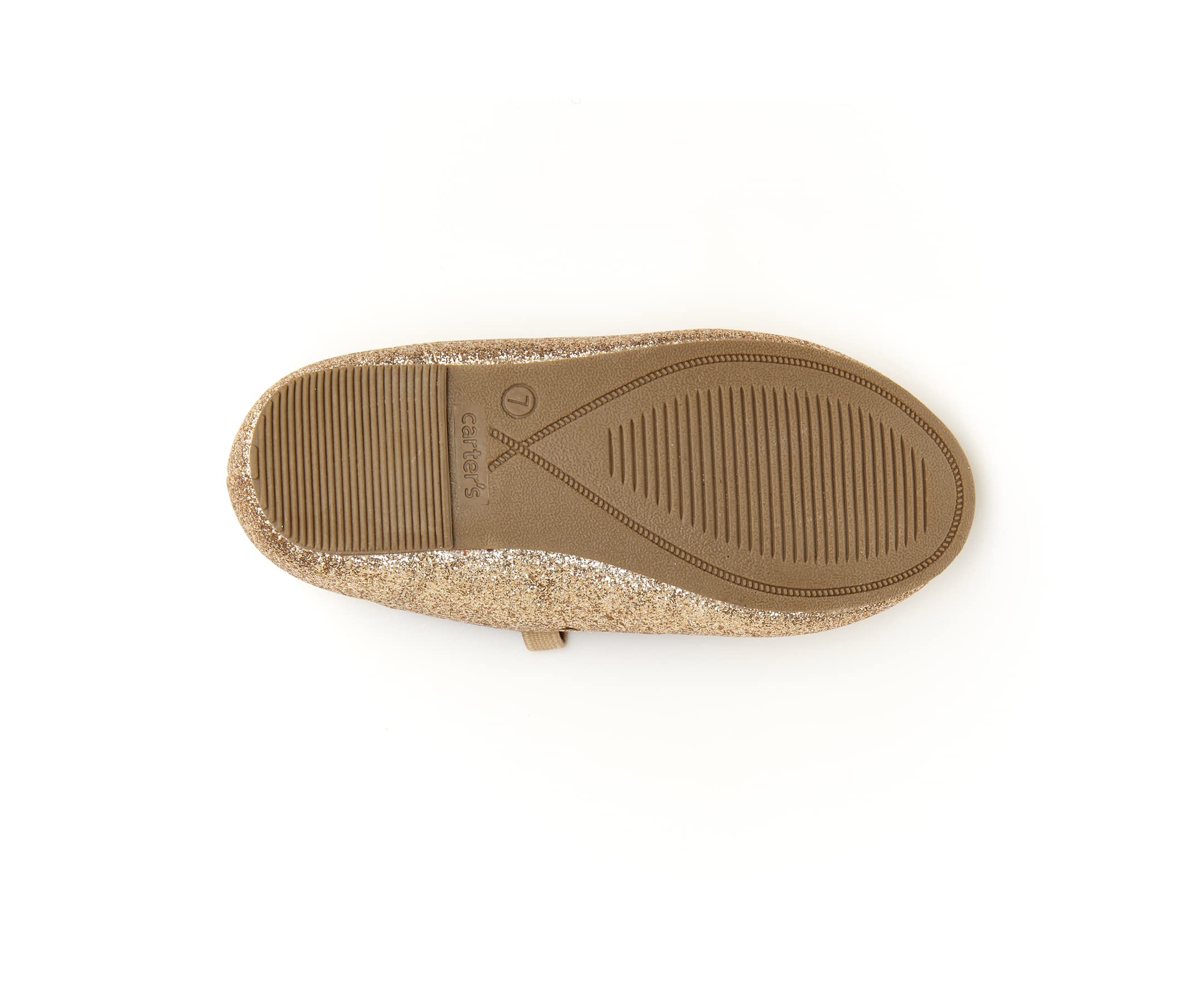 Carter's Girls Ellaria Ballet Flat, Gold - Image 10