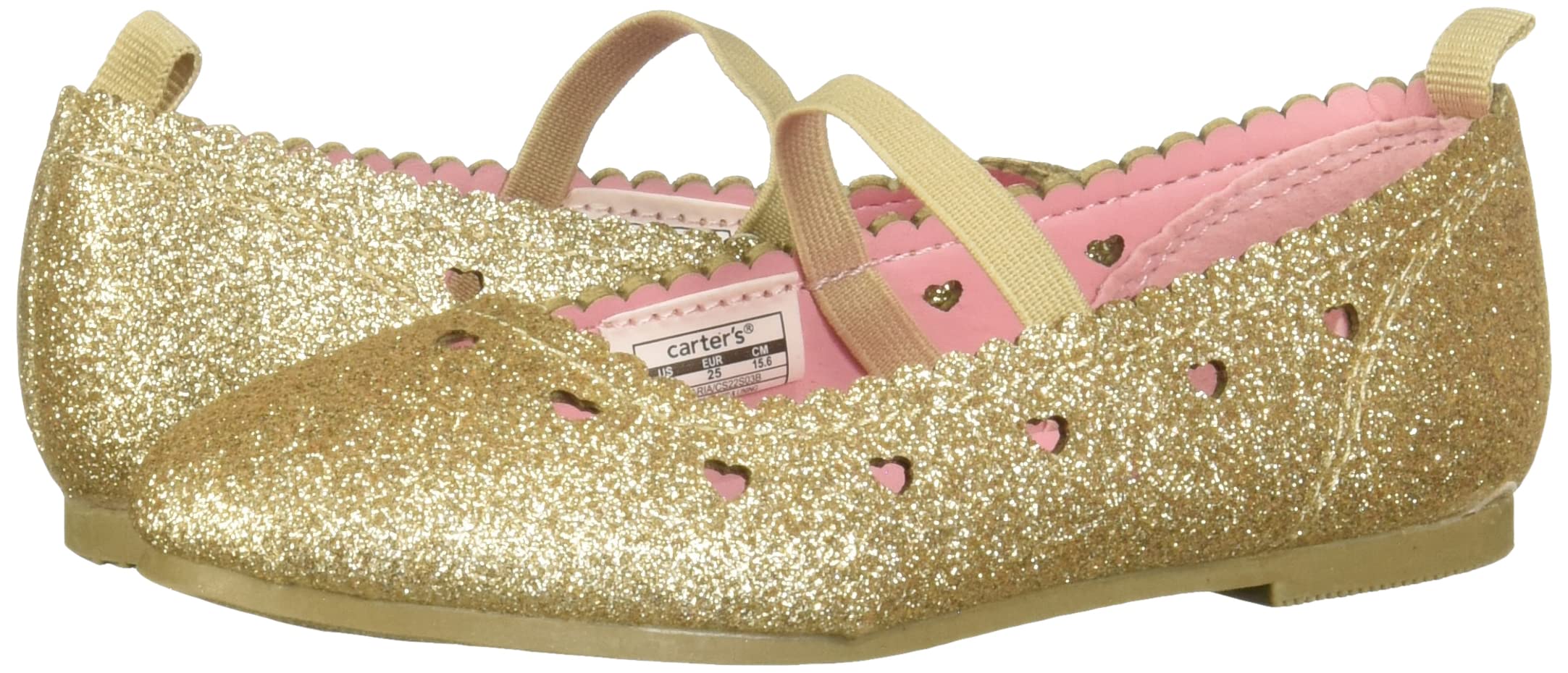 Carter's Girls Ellaria Ballet Flat, Gold - Image 11