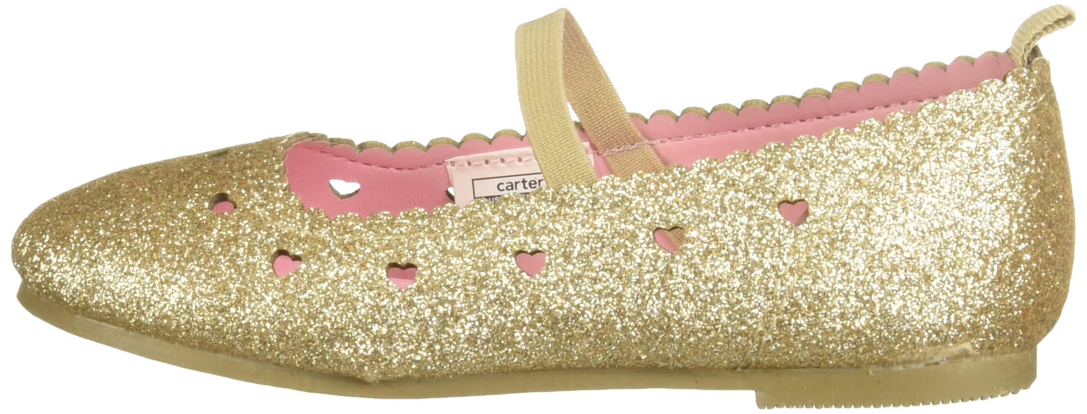 Carter's Girls Ellaria Ballet Flat, Gold - Image 12