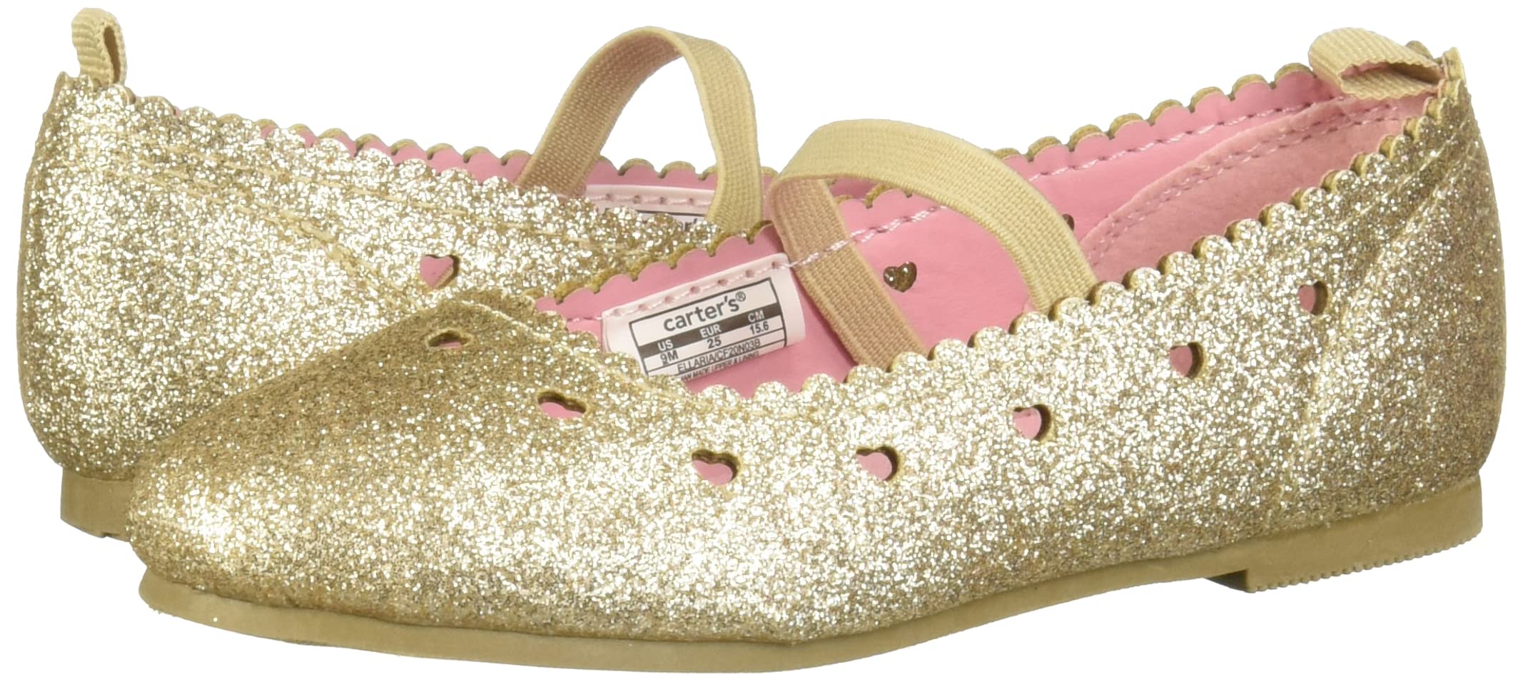 Carter's Girls' Ellaria Ballet Shoes, Gold - Image 11