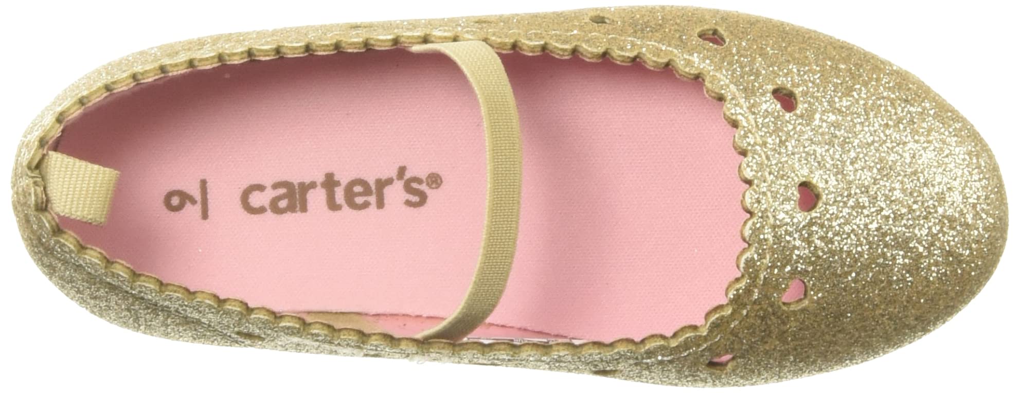 Carter's Girls' Ellaria Ballet Shoes, Gold - Image 5