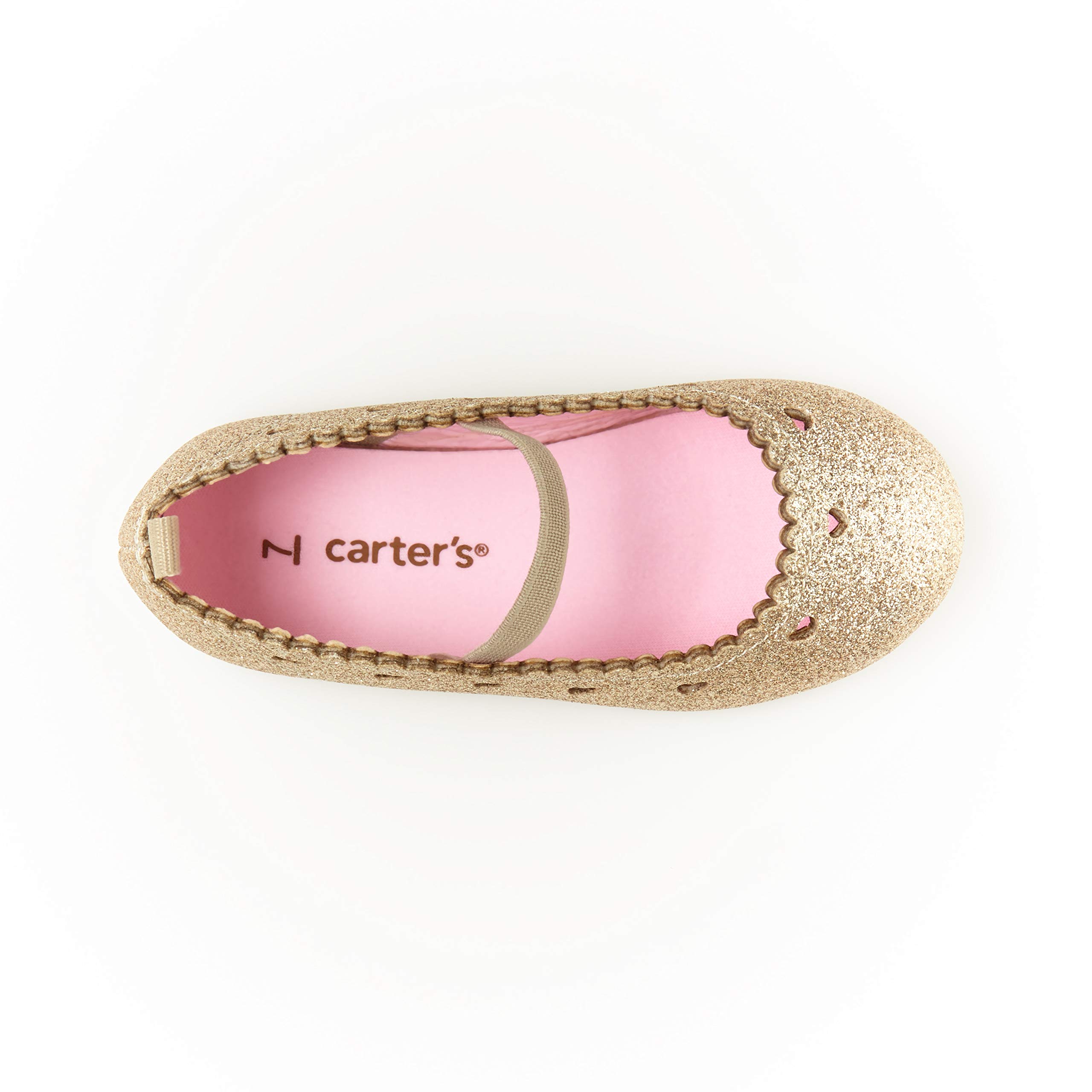 Carter's Girls' Ellaria Ballet Shoes, Gold - Image 9