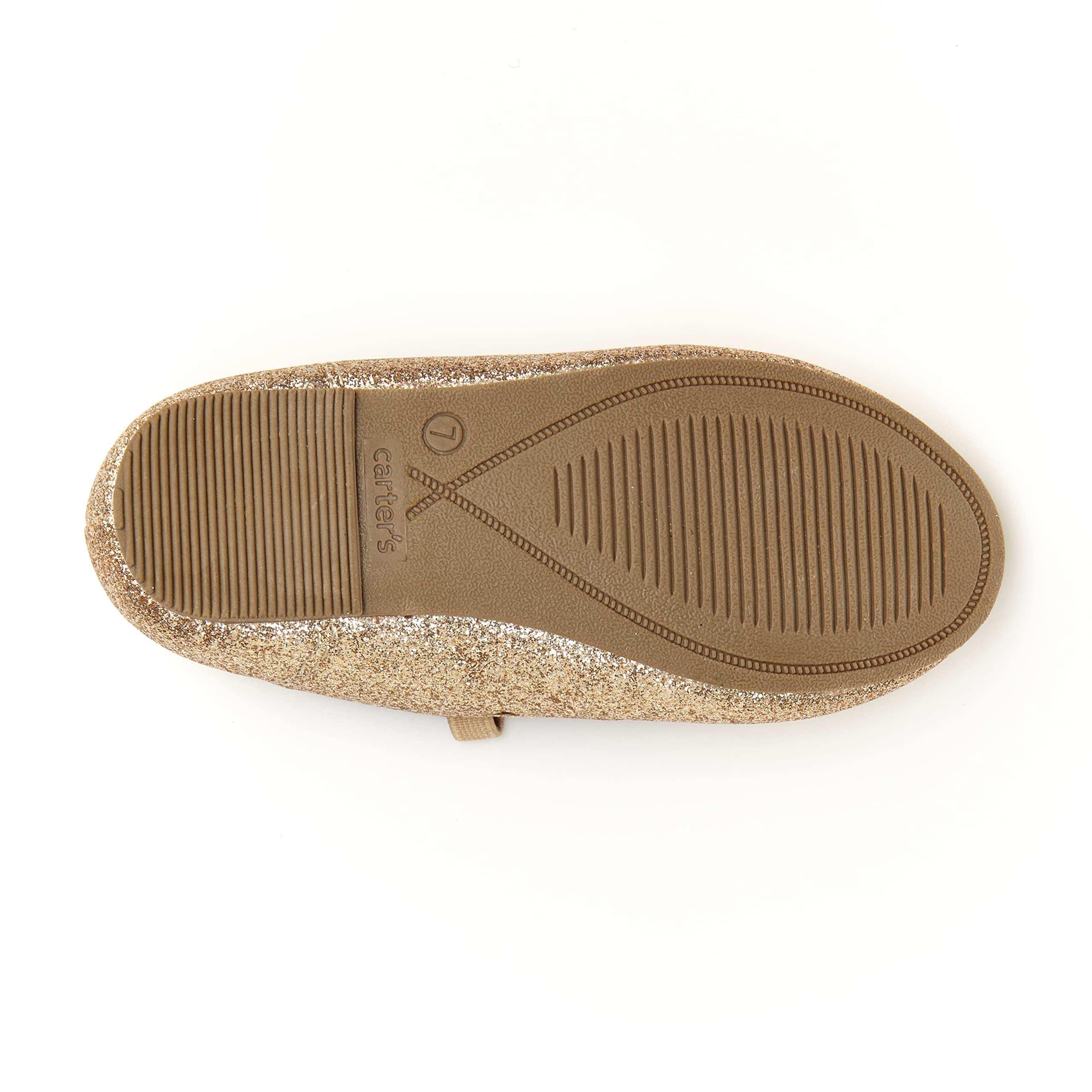 Carter's Unisex Kids Ellaria Dress Shoes, Gold - Image 5