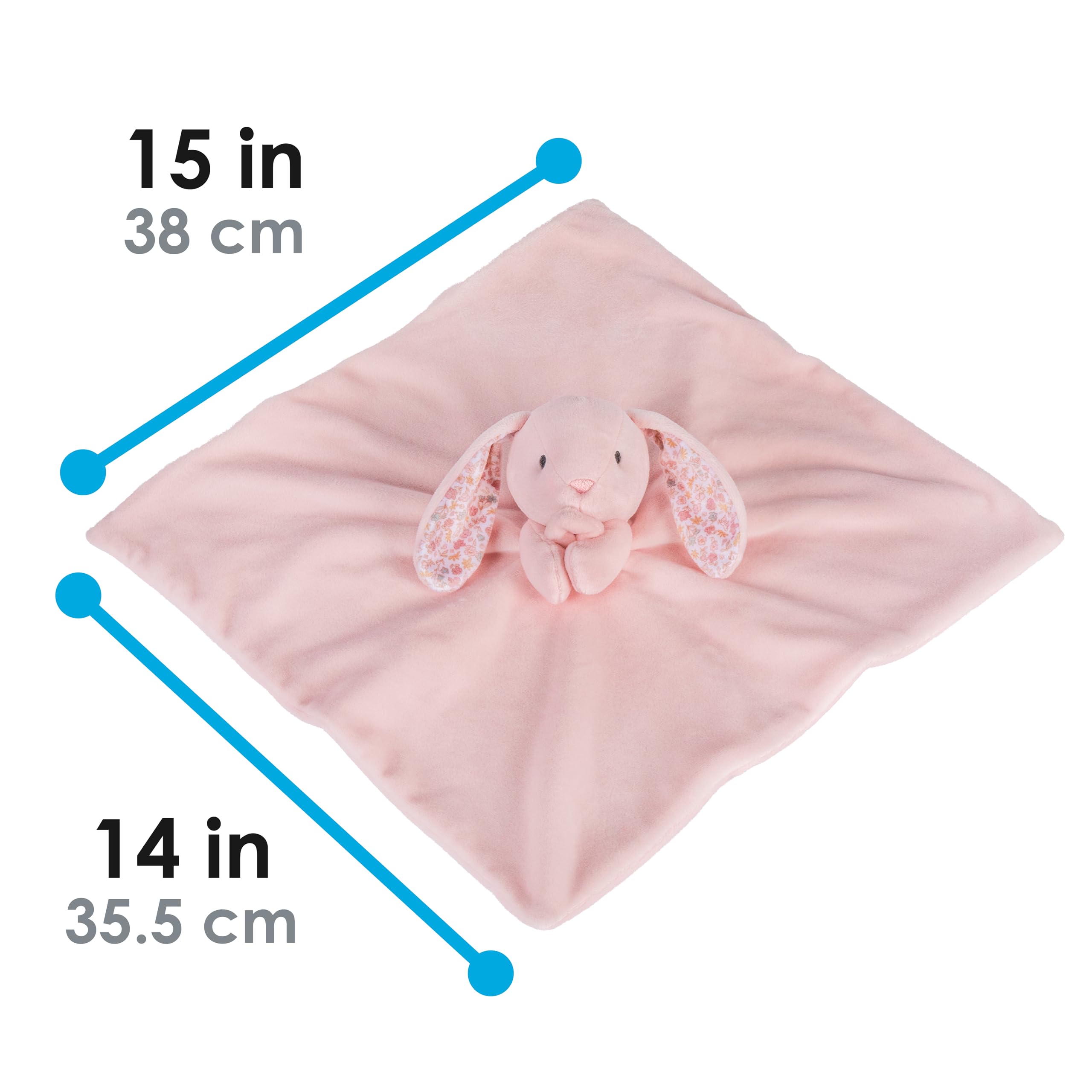 Kids Preferred Carter's Bunny Rabbit Stuffed Animal Security Blanket Soft Yellow Baby Lovey Unisex Lovie Baby Gifts for Newborn Toddler Snuggle Toy - Image 5