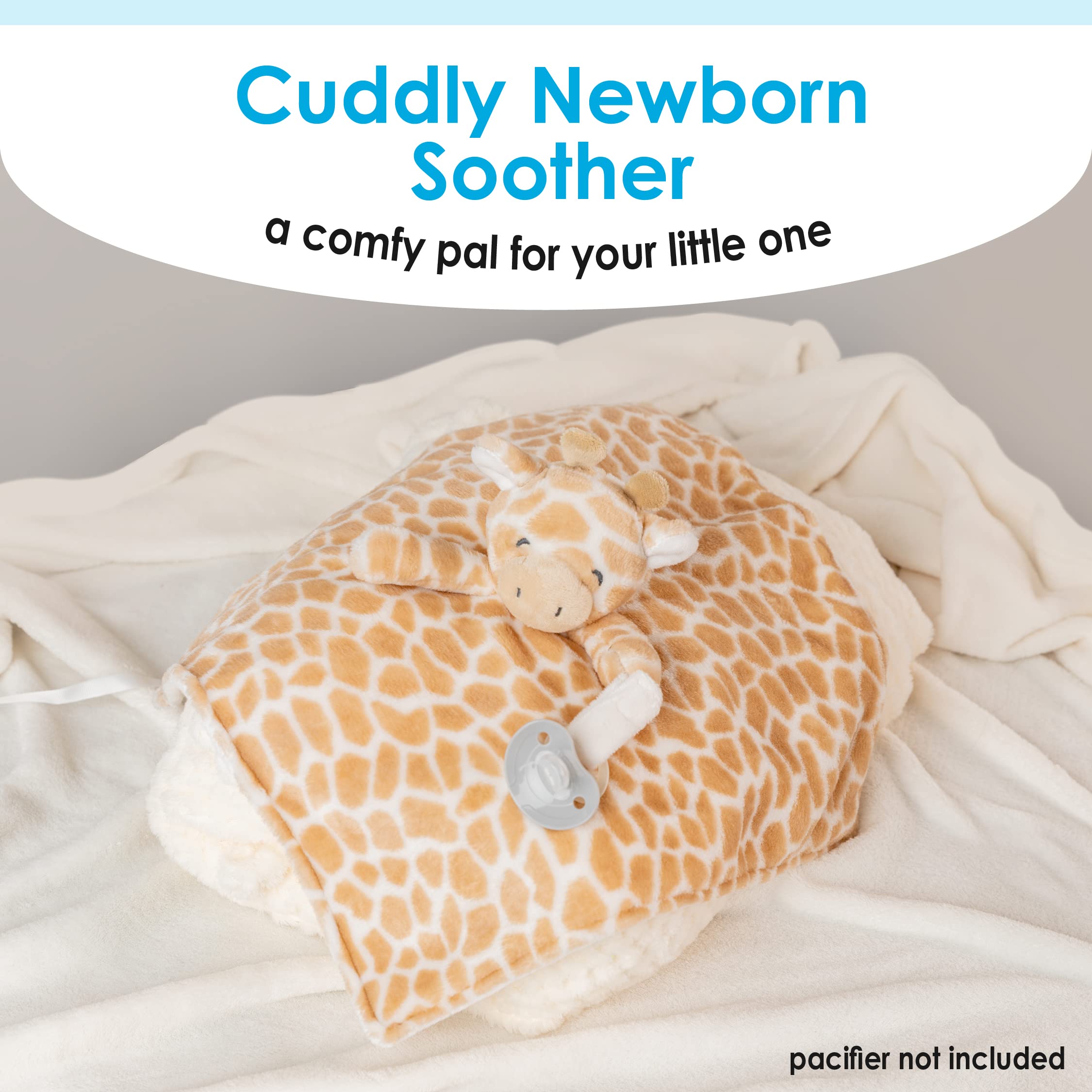 KIDS PREFERRED Carter's Giraffe Plush Stuffed Animal Snuggler Blanket - Image 4