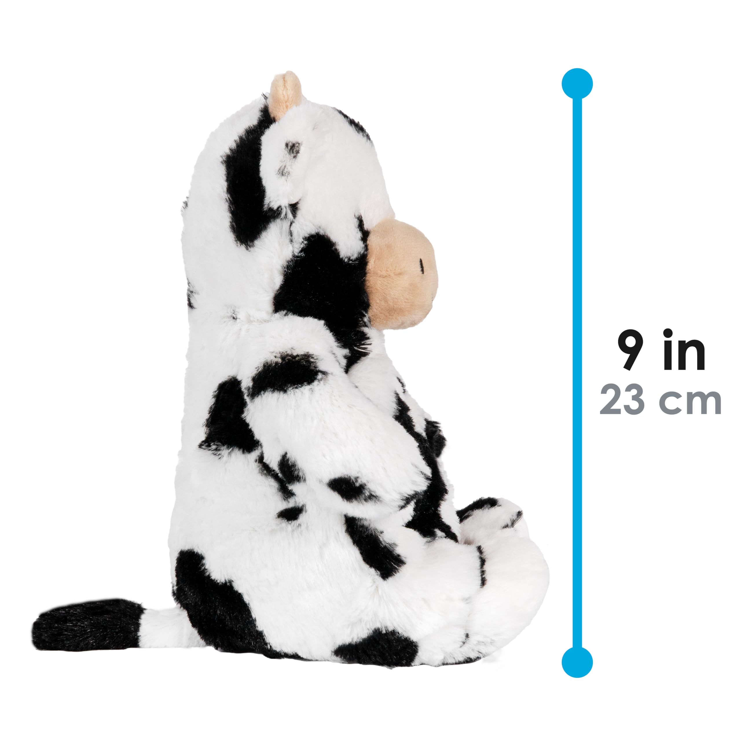 Kids Preferred Carter's Squishy Cow Stuffed Animal, Baby Cow Plush for Kids, Girls, Boys, Babies and Toddlers with Beans and Embroidered Details - Image 5