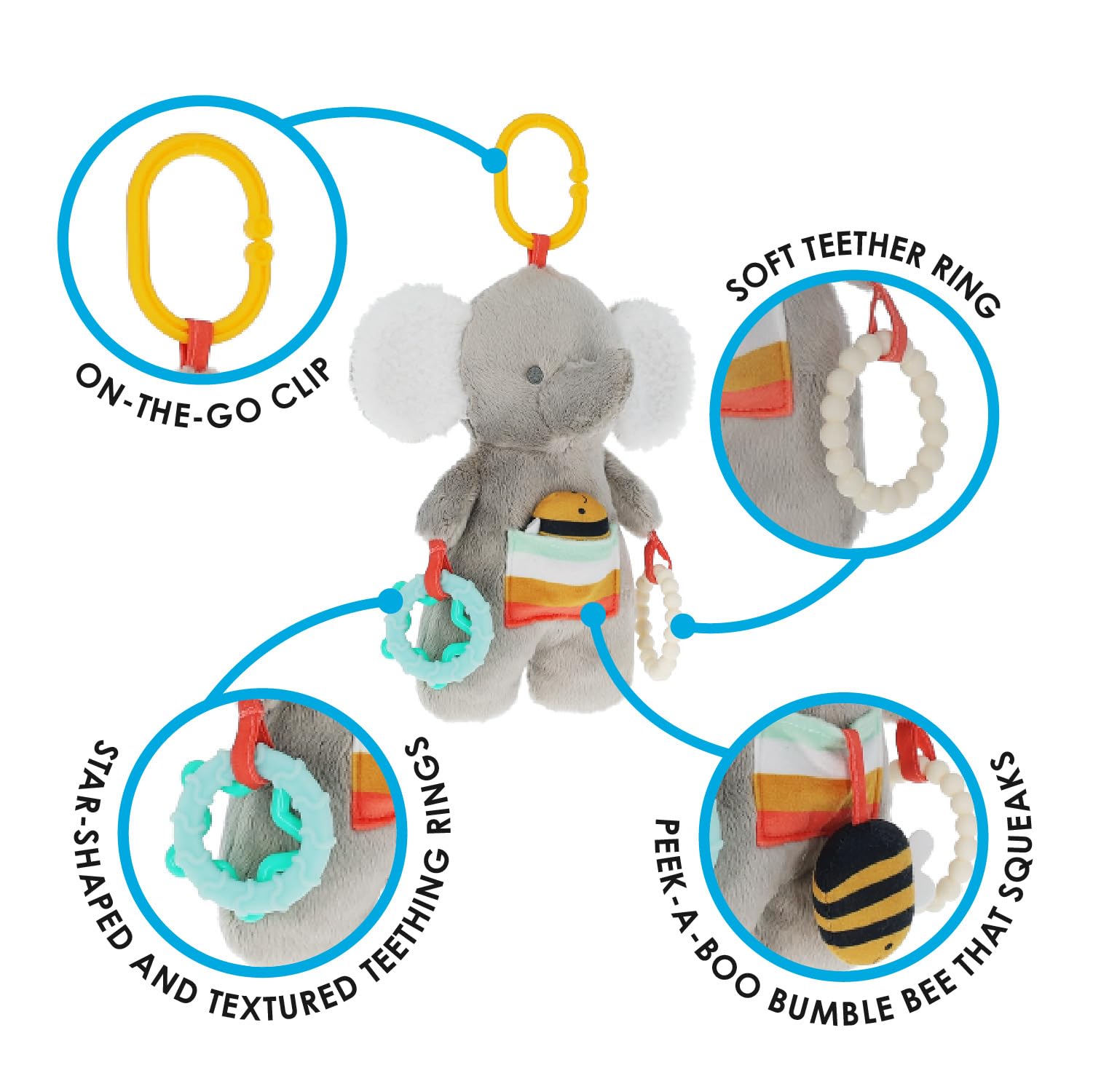 KIDS PREFERRED Carters Elepant On The Go Activity Toy - Image 3