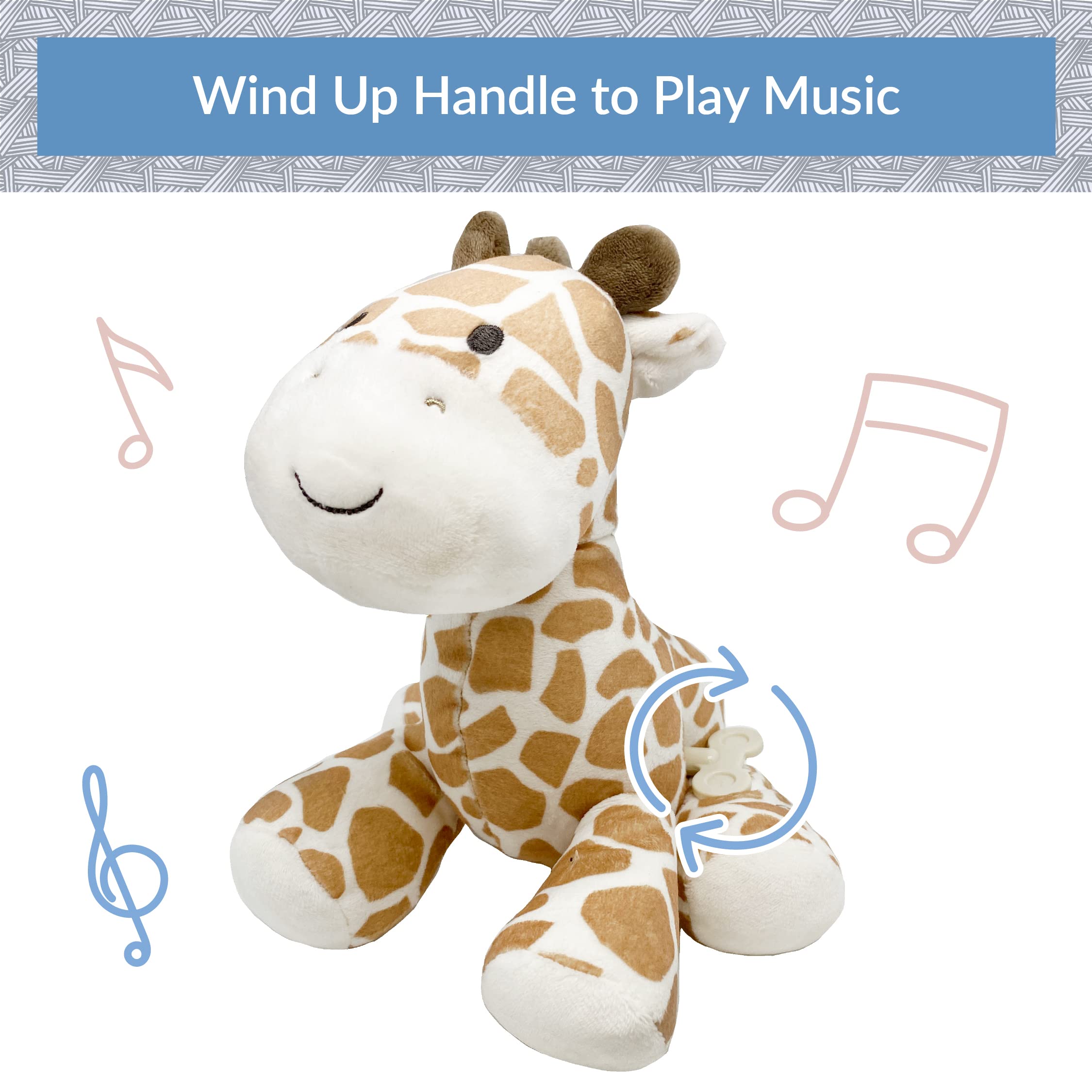 Kids Preferred Giraffe Waggy - Musical Plush Stuffed Animal, 9 Inches - Image 3