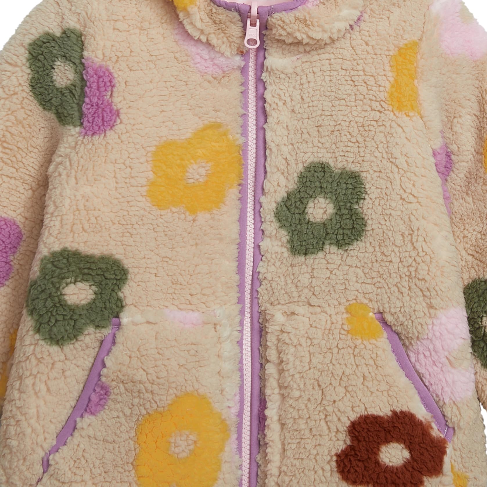OSHKOSH B'GOSH Baby Girls' Reversible Sherpa-to-puffer Hooded Jacket - Image 5