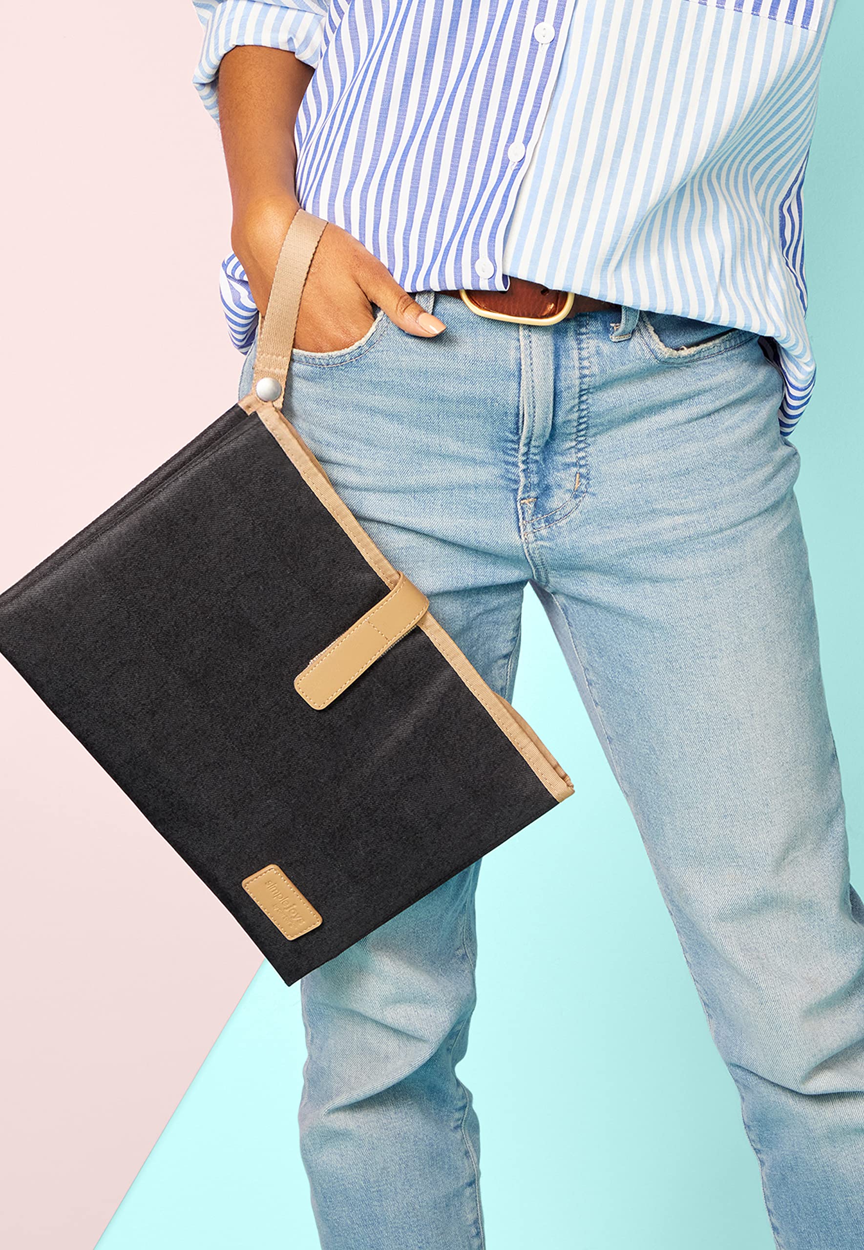 Simple Joys by Carter's Changing Wallet, Heather - Image 4