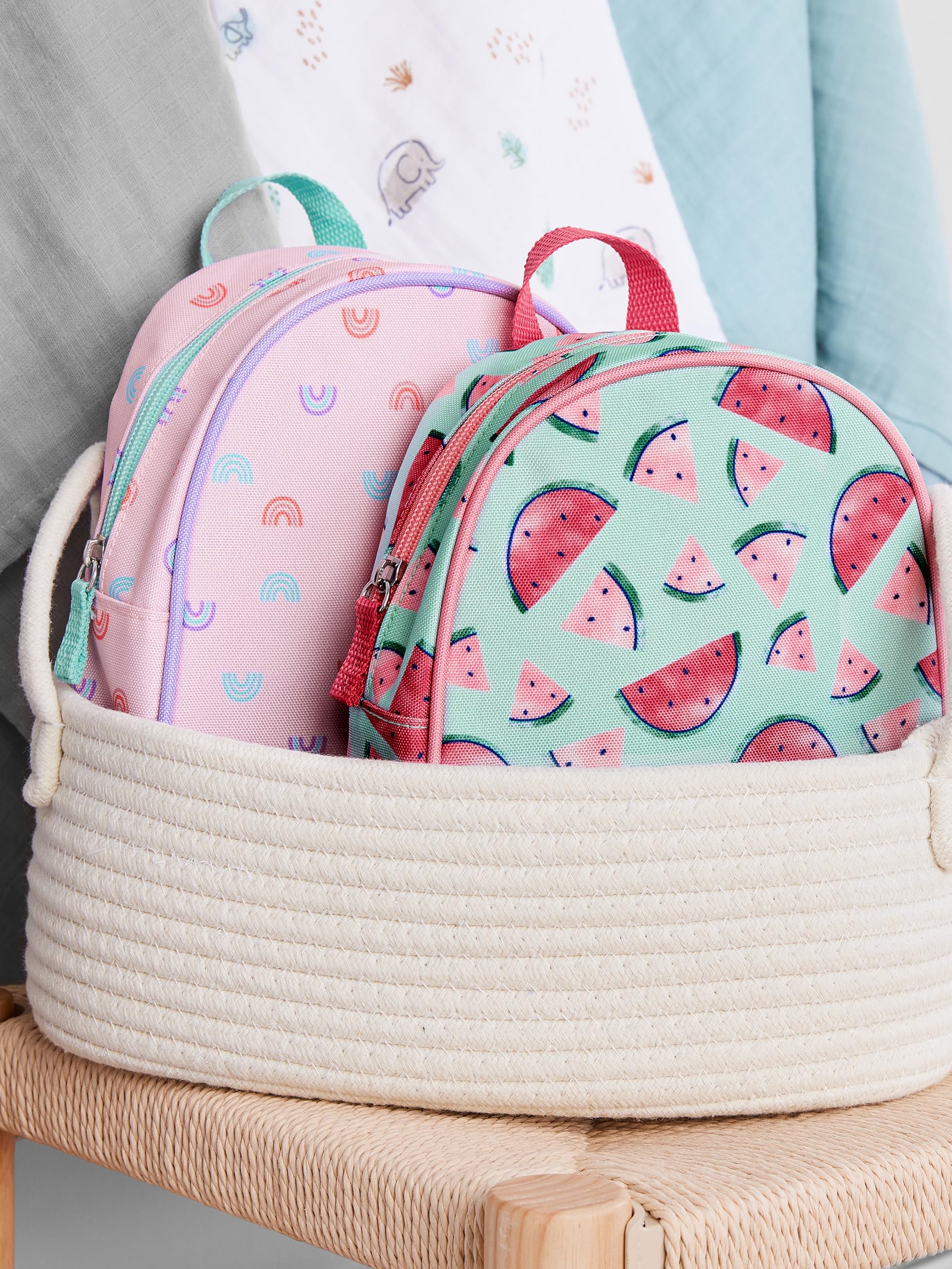 Simple Joys by Carter's Mini Backpack, Mint Green Watermelon, One Size - Image 6